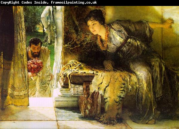 Alma Tadema Welcome Footsteps